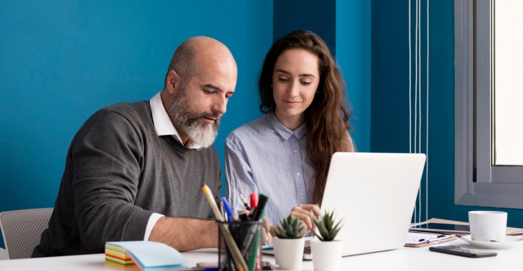 Professional financial planning workspace with calculator and budget documents